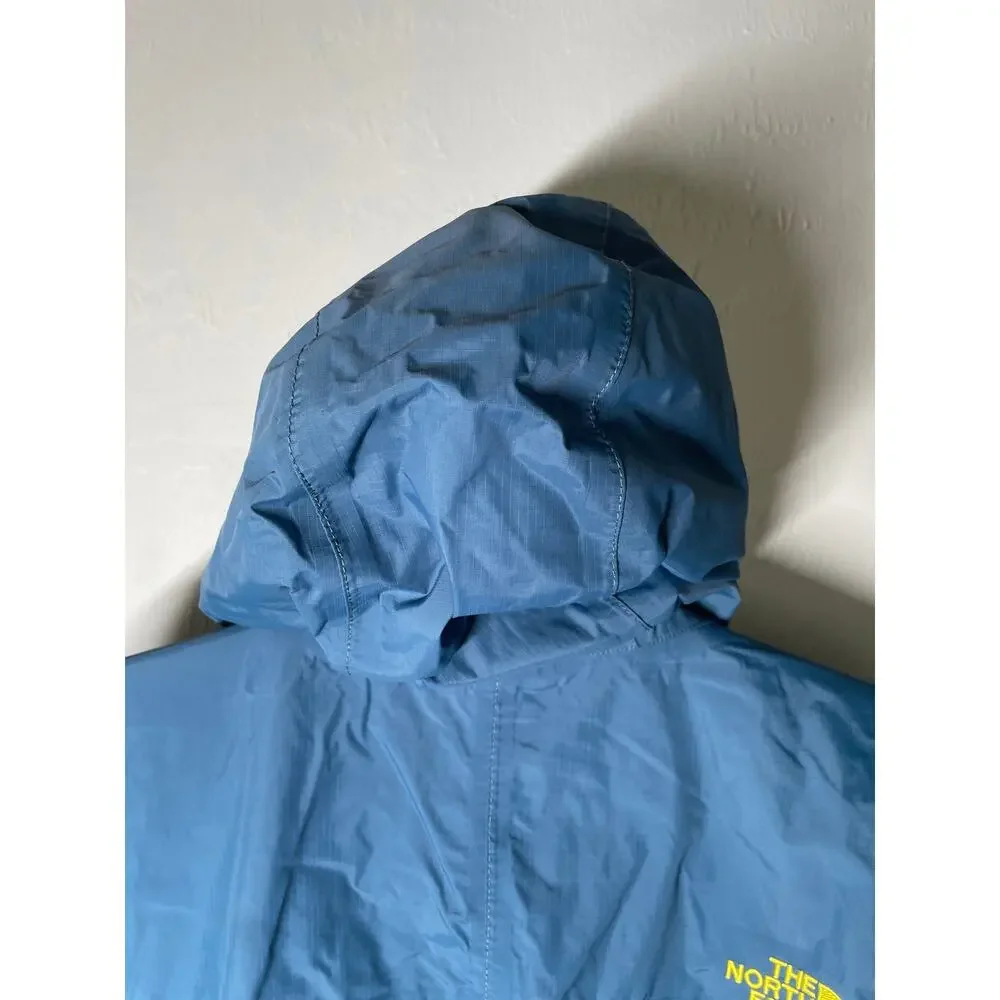 The North Face Resolve Windbreaker Rain Hooded Jacket Waterproof Blue Men's M